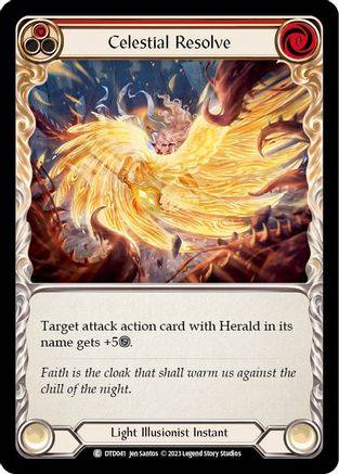 Celestial Resolve (Red) /  - DTD041