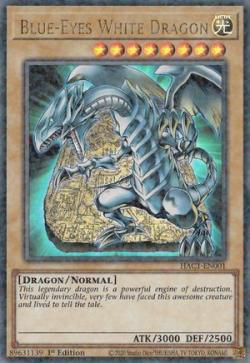 Dragão Branco de Olhos Azuis / Blue-Eyes White Dragon - #HAC1-EN001