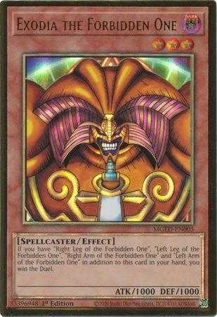 Exodia, "O Proibido" / Exodia the Forbidden One - #MGED-EN005