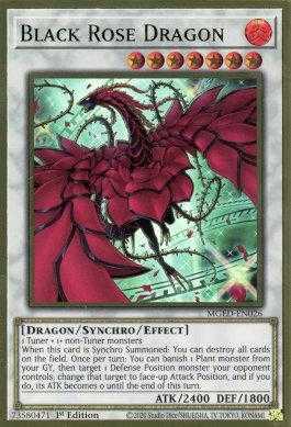 Dragão da Rosa Negra (B) / Black Rose Dragon (B) - #MGED-EN026_b