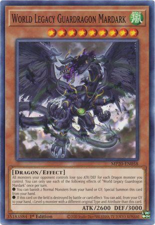 Mardark, o Dragão-Guarda do Legado Mundial / World Legacy Guardragon Mardark - #MP20-EN058