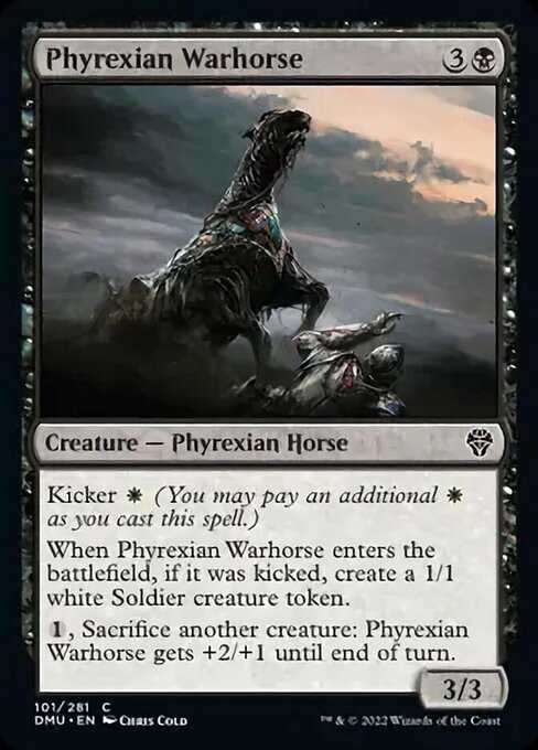 Cavalo de Batalha Phyrexiano / Phyrexian Warhorse