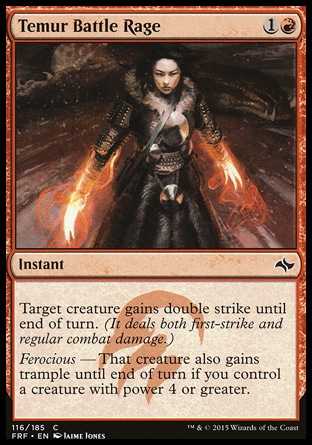 Temur Battle Rage / Fúria de Batalha Temur