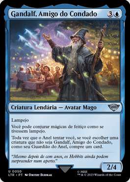 Gandalf, Amigo do Condado