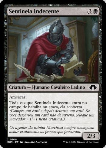 Sentinela Indecente / Scurrilous Sentry