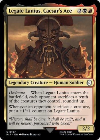 Legate Lanius, Caesar